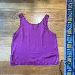 Victoria’s Secret gold label 100% silk tank